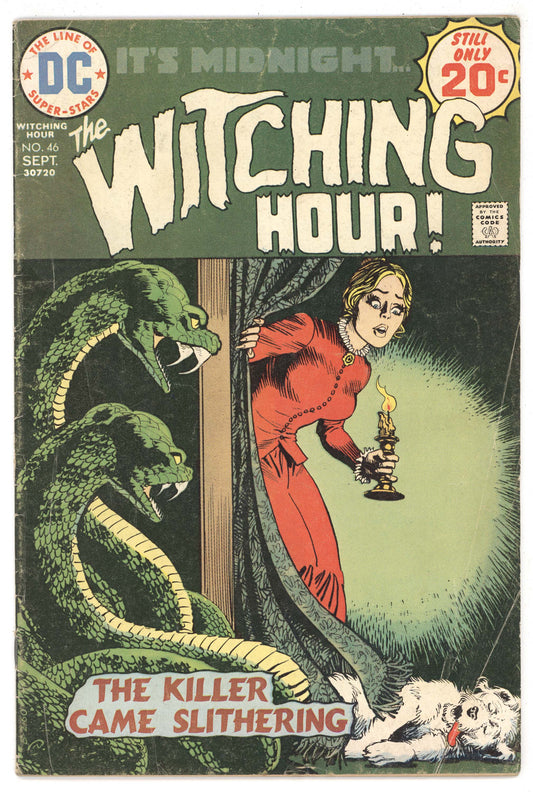 Witching Hour 46 DC 1974 VG Nick Cardy Lee Elias Snake Dog
