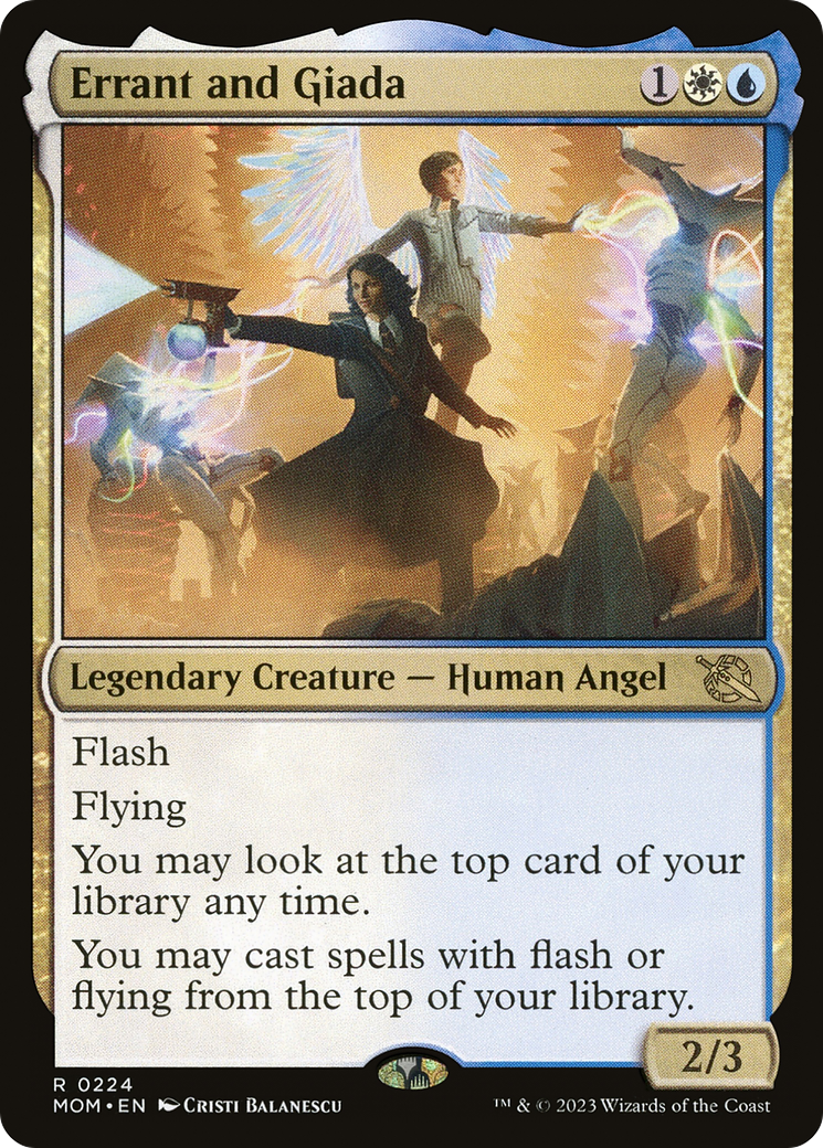 Errant and Giada (MOM-224) - March of the Machine Foil