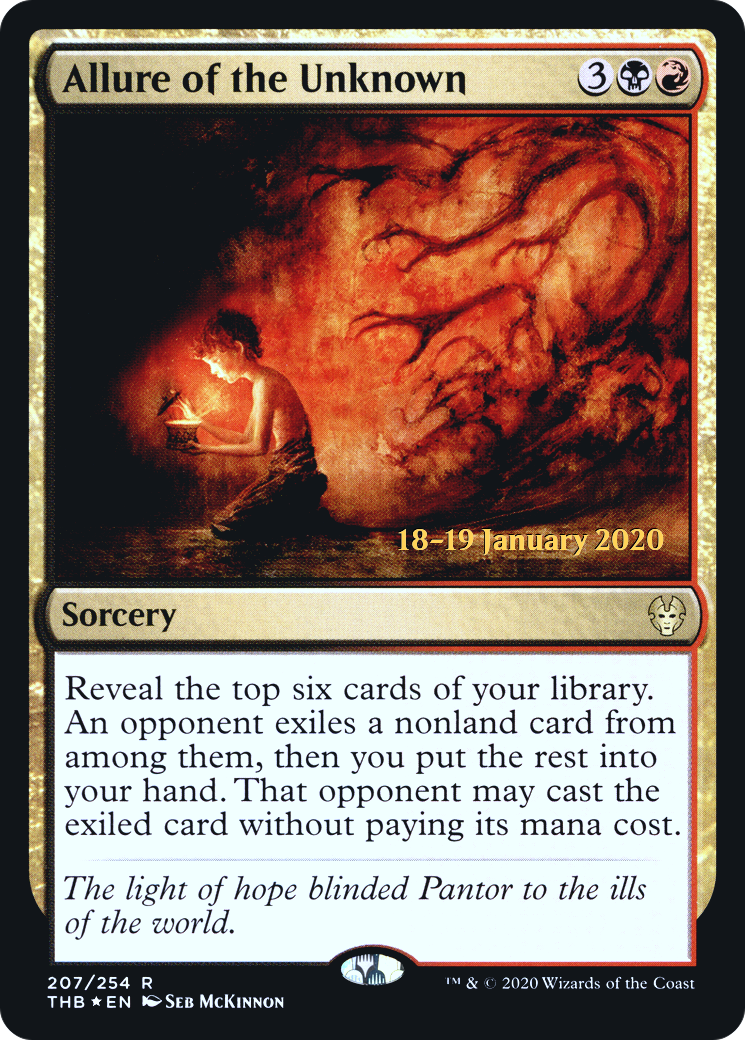 Allure of the Unknown (PRE-207S) - Theros Beyond Death Promos Foil