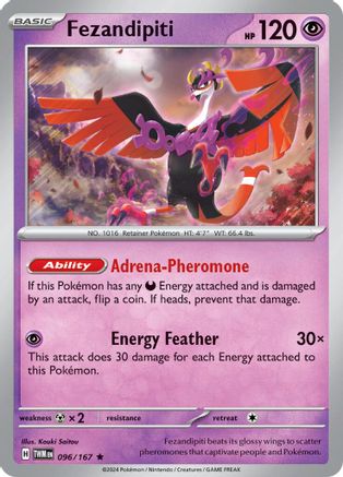 Fezandipiti 096/167 - SV06 Twilight Masquerade Holofoil