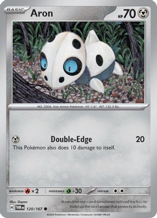 Aron 120/167 - SV06 Twilight Masquerade Reverse Holofoil