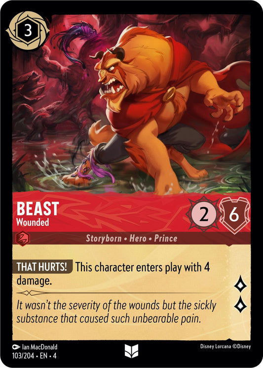 Beast - Wounded (103/204) - Ursulas Return Cold Foil