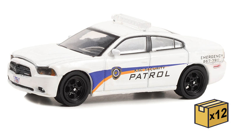 Greenlight 30286-CASE 1/64 Scale Ksc - 2014 Dodge Charger Kennedy Space Center