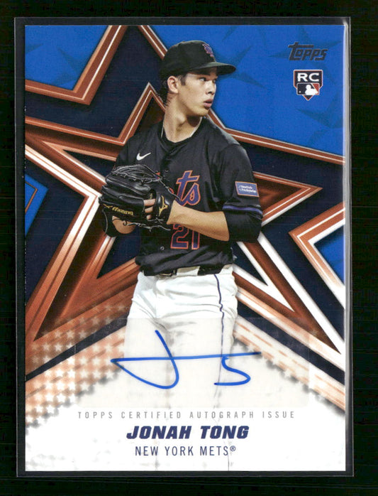 2026 Topps Baseball Stars Autographs Blue #/150 Jonah Tong Auto #BSA-JOT - Golden Apple Comics