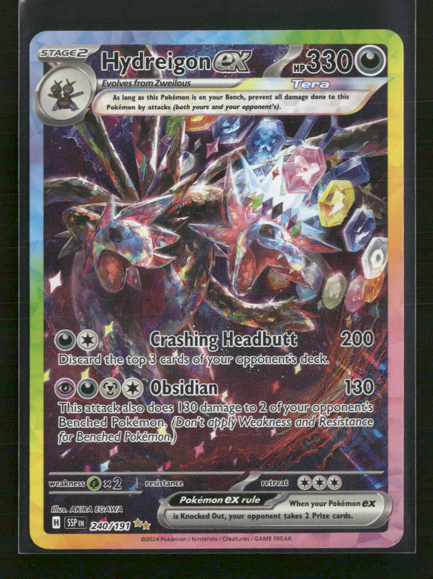 SV08: Surging Sparks Hydreigon ex #240/191 - Golden Apple Comics