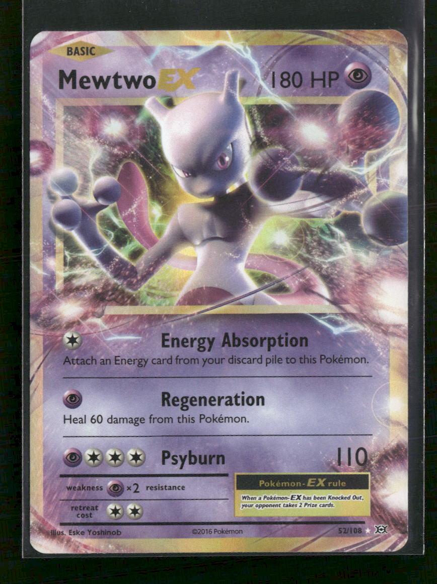 XY - Evolutions Mewtwo EX #52/108 - Golden Apple Comics