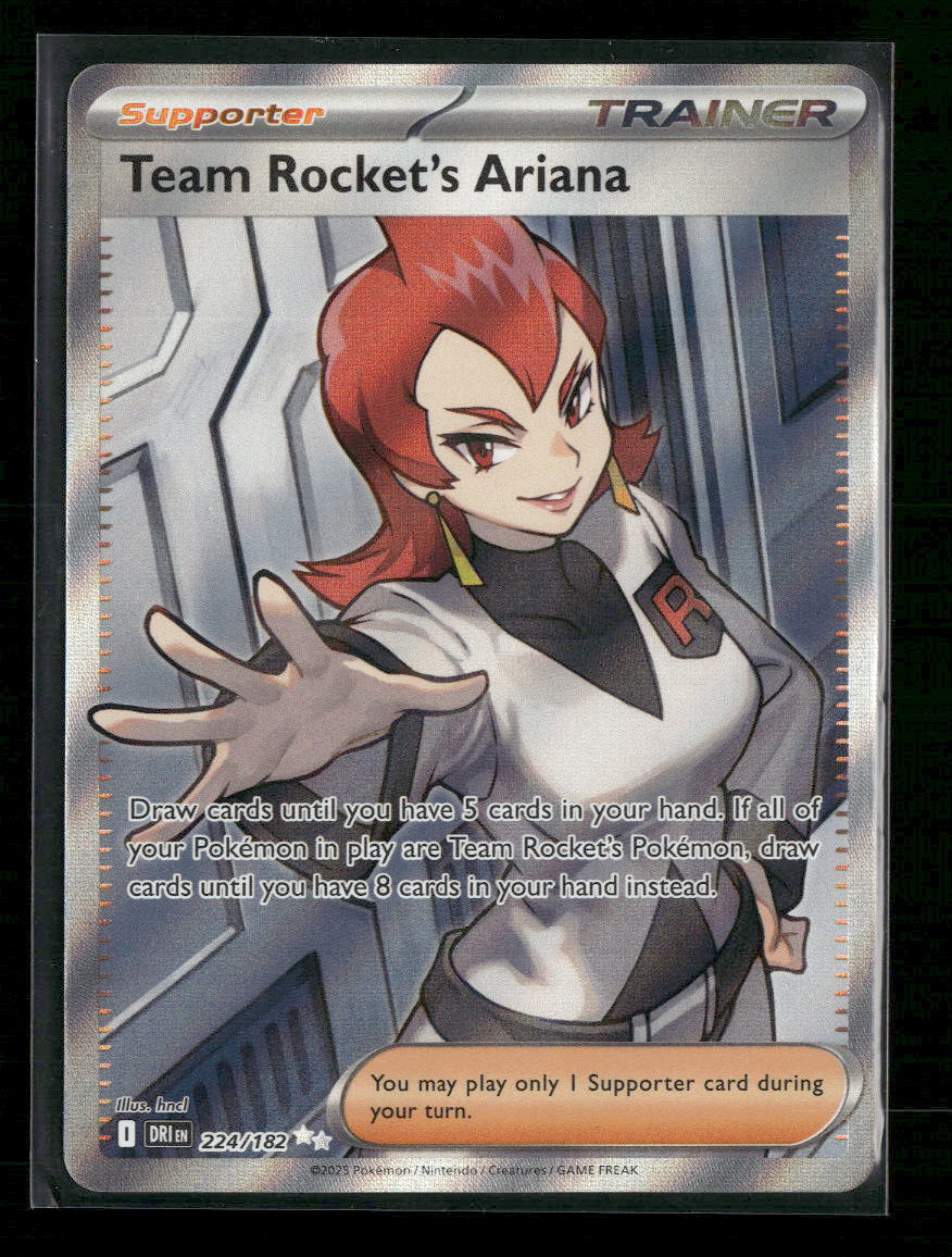 SV10: Destined Rivals Team Rocket's Ariana #224/182 - Golden Apple Comics