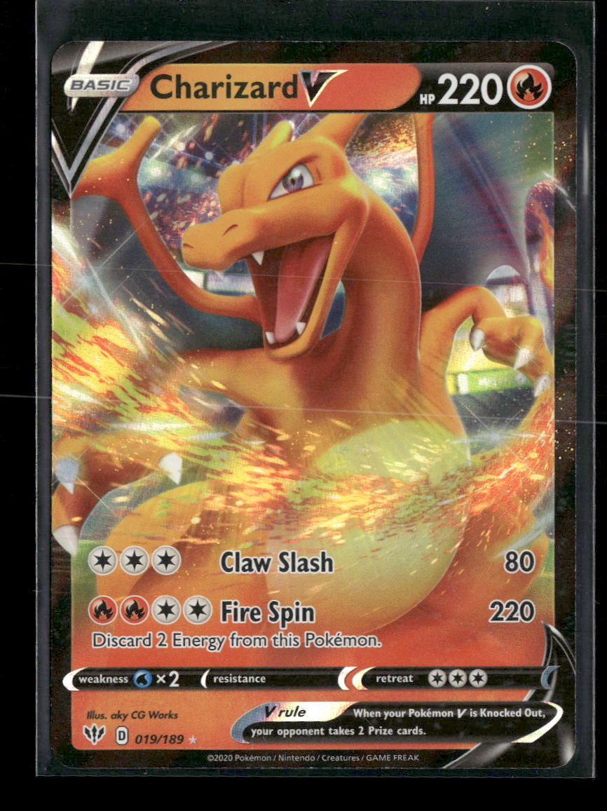 SWSH03: Darkness Ablaze Charizard V #019/189 - Golden Apple Comics