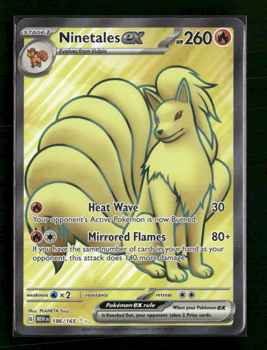 SV: Scarlet & Violet 151 Ninetales ex #186/165 - Golden Apple Comics
