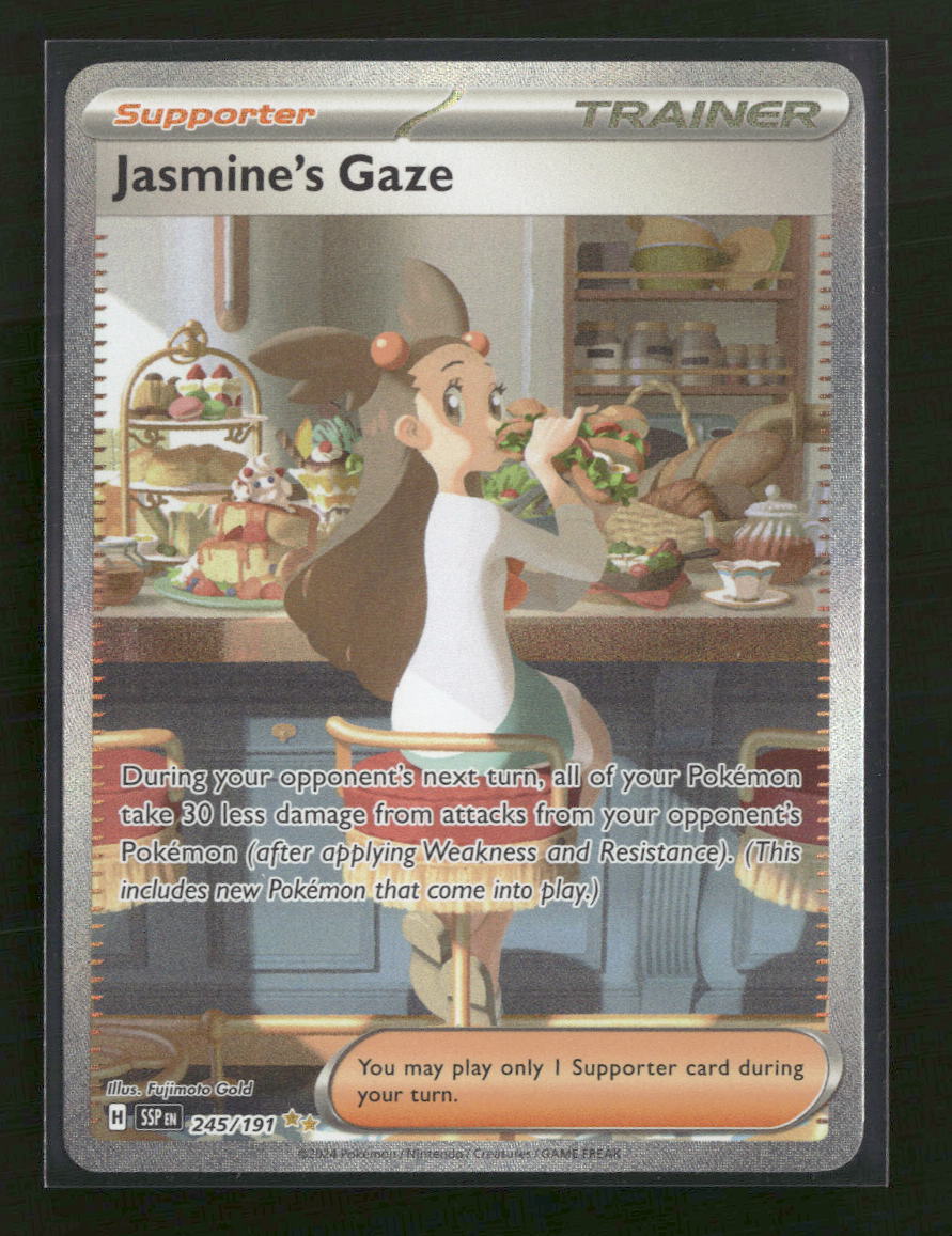 SV08: Surging Sparks Jasmine's Gaze #245/191 - Golden Apple Comics