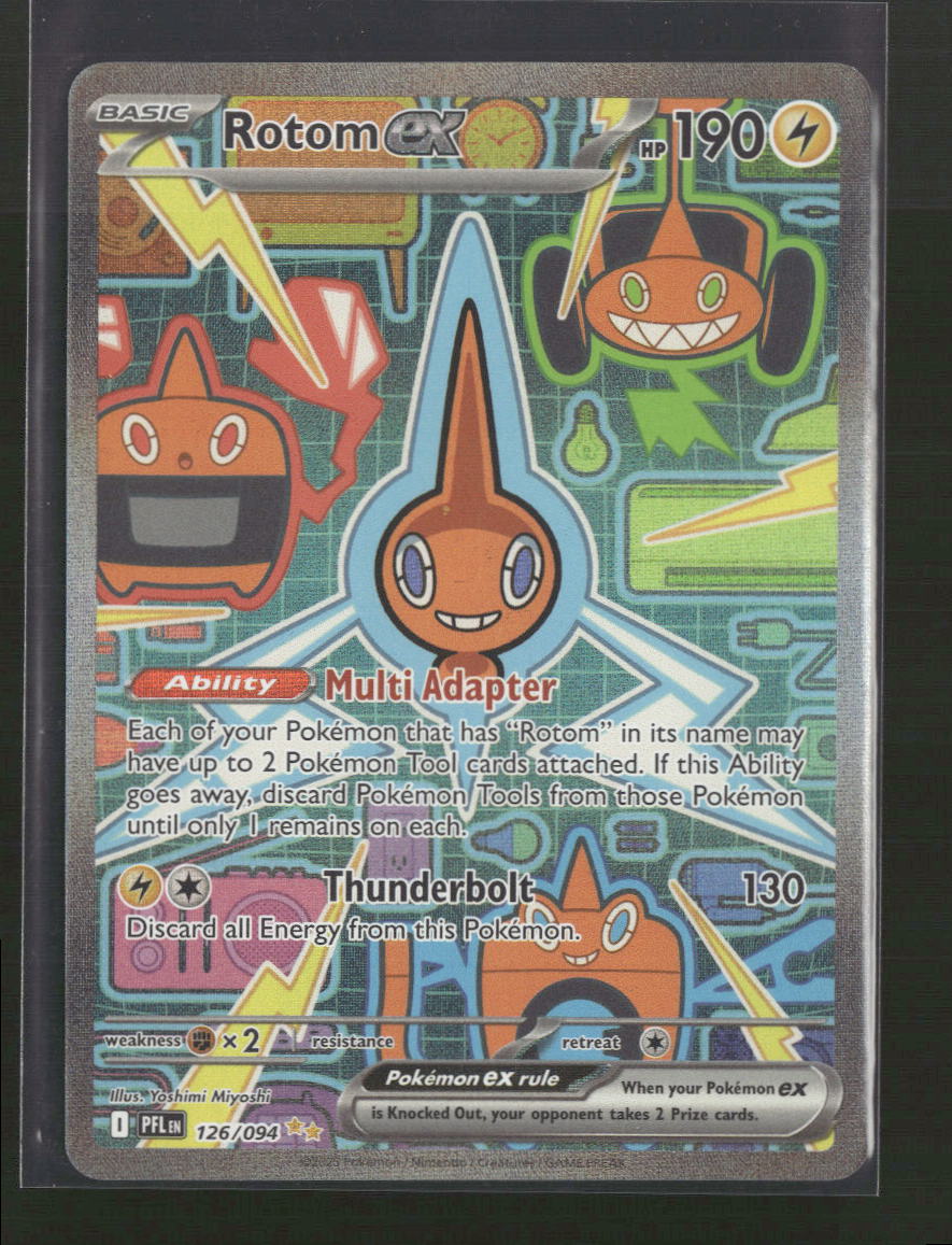 ME02: Phantasmal Flames Rotom ex #126/094 - Golden Apple Comics