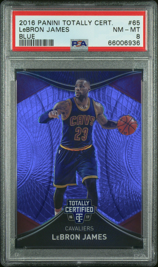 2016 Panini Totally Certified Blue Lebron James 8 PSA #65 - Golden Apple Comics