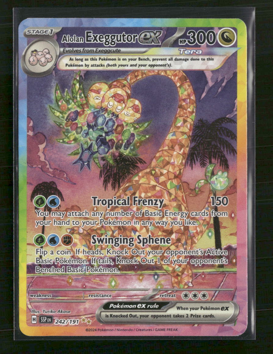 SV08: Surging Sparks Alolan Exeggutor ex #242/191 - Golden Apple Comics