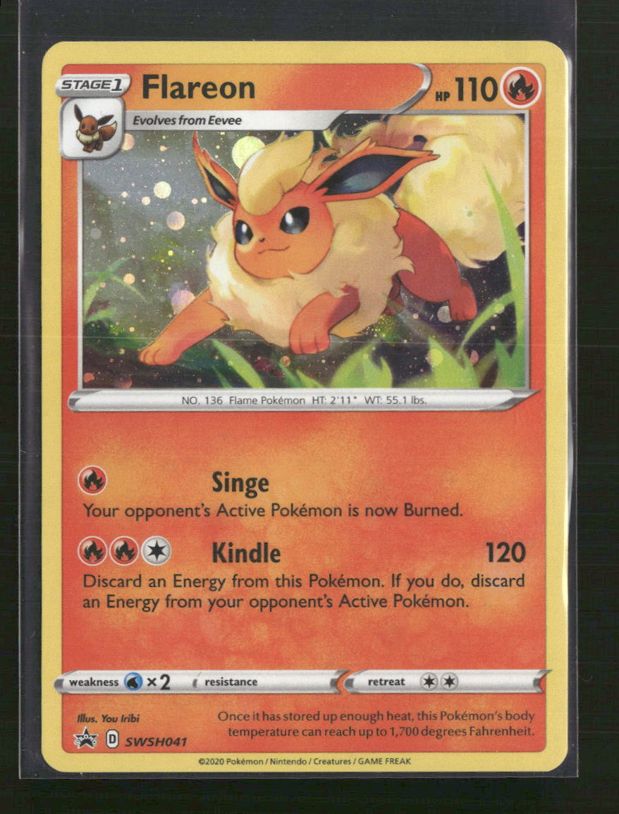 SWSH: Sword & Shield Promo Cards Flareon #SWSH041 - Golden Apple Comics