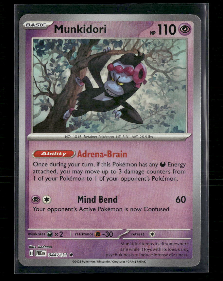 SV: Prismatic Evolutions Munkidori (Master Ball Pattern) #044/131 - Golden Apple Comics