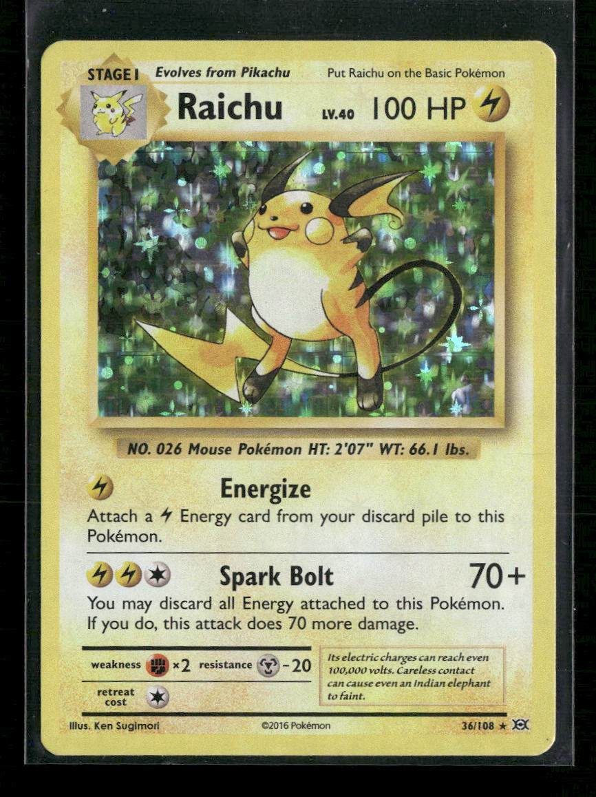 Deck Exclusives Raichu #036/108 - Golden Apple Comics