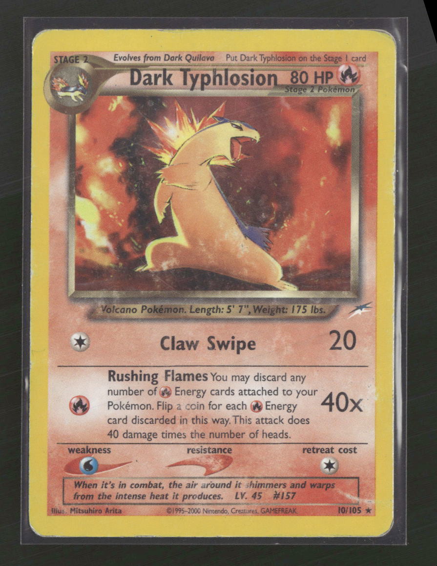 Neo Destiny Dark Typhlosion #010/105 Damaged - Golden Apple Comics