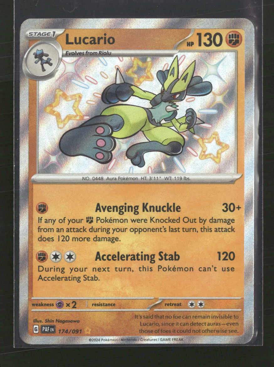 SV: Paldean Fates Lucario #174/091 - Golden Apple Comics