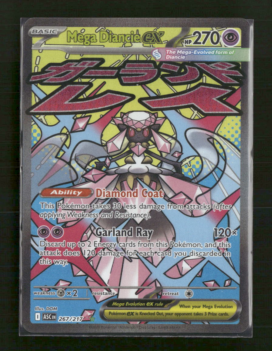 ME: Ascended Heroes Mega Diancie ex #267/217 - Golden Apple Comics