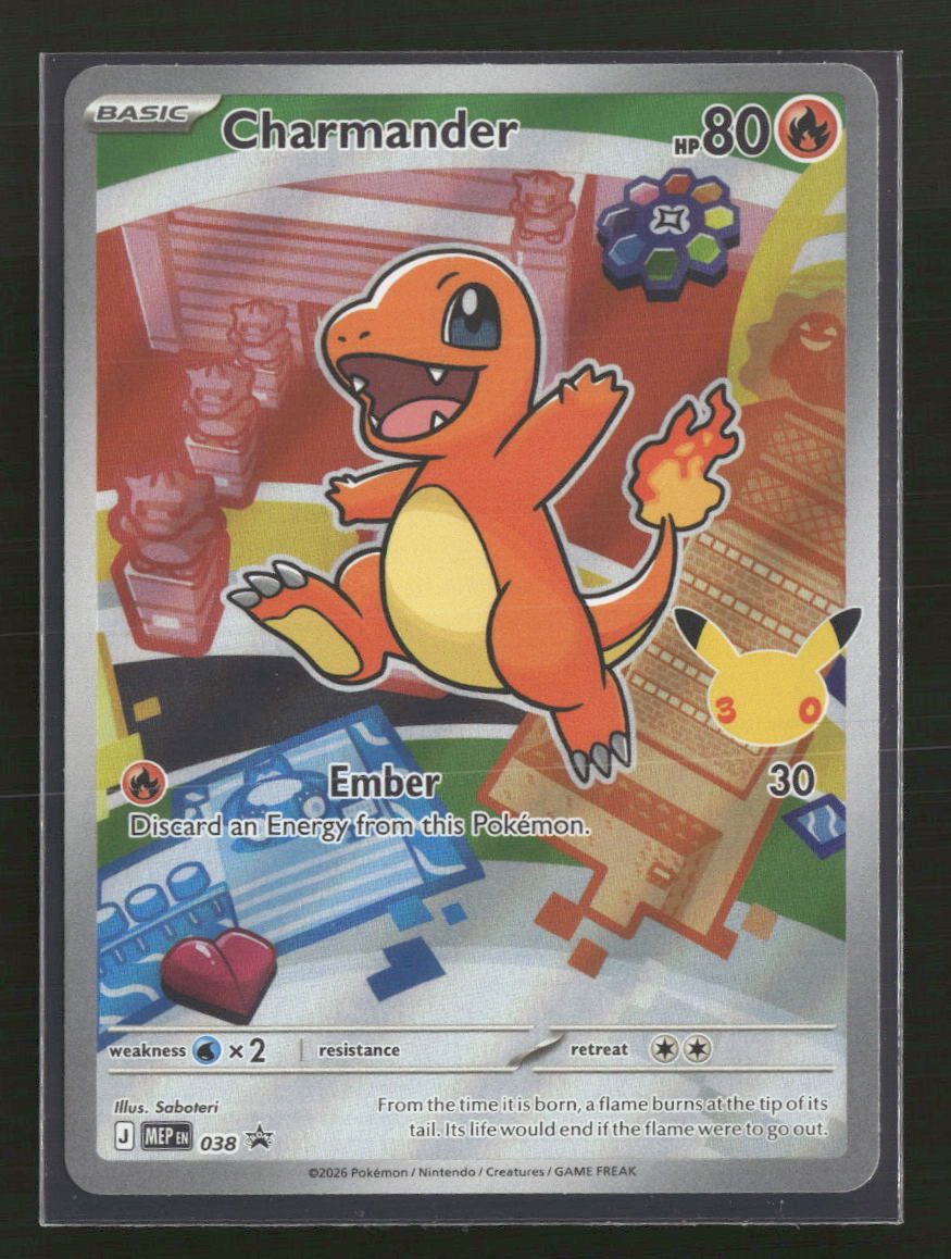 ME: Mega Evolution Promo Charmander #038 - Golden Apple Comics