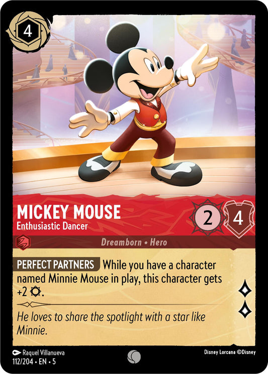 Mickey Mouse - Enthusiastic Dancer (112/204) - Shimmering Skies