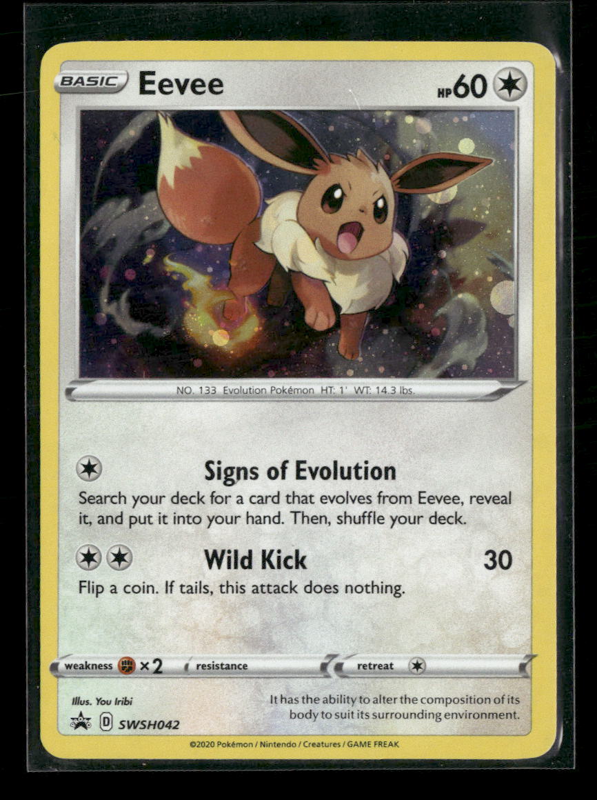 SWSH: Sword & Shield Promo Cards Eevee #SWSH042 - Golden Apple Comics