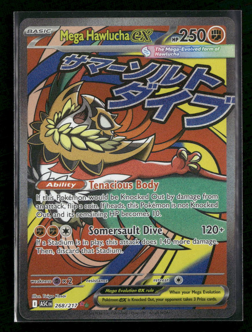 ME: Ascended Heroes Mega Hawlucha ex #268/217 - Golden Apple Comics