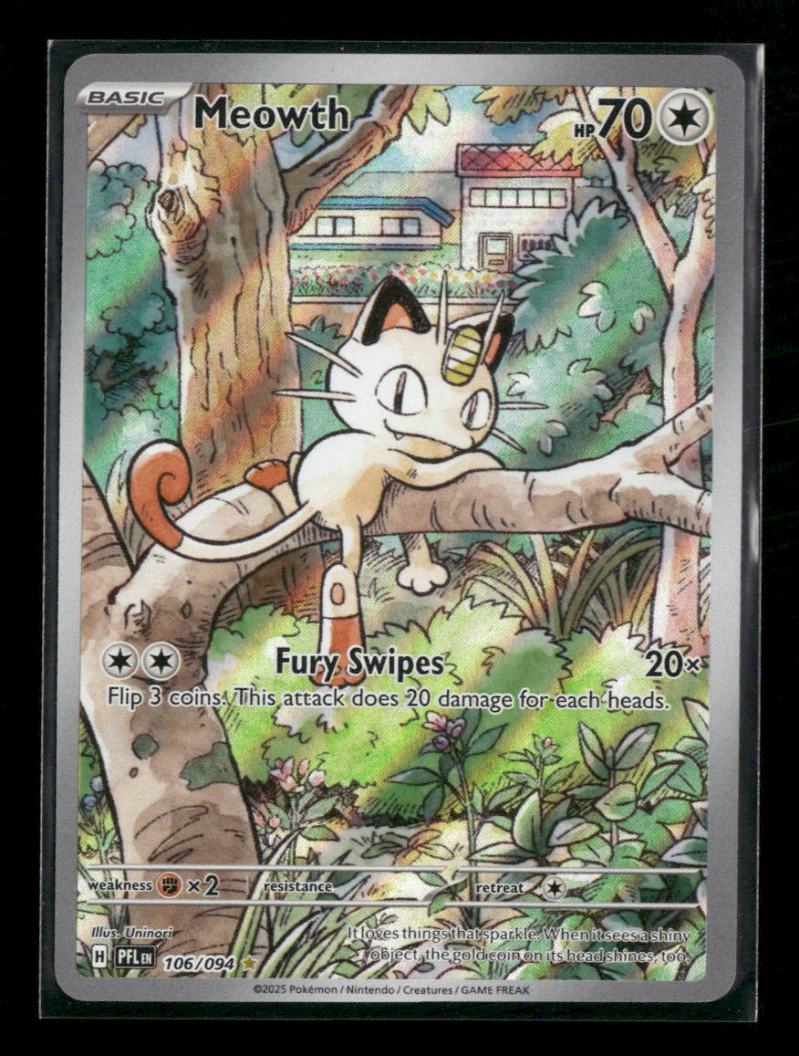 ME02: Phantasmal Flames Meowth #106/094 - Golden Apple Comics