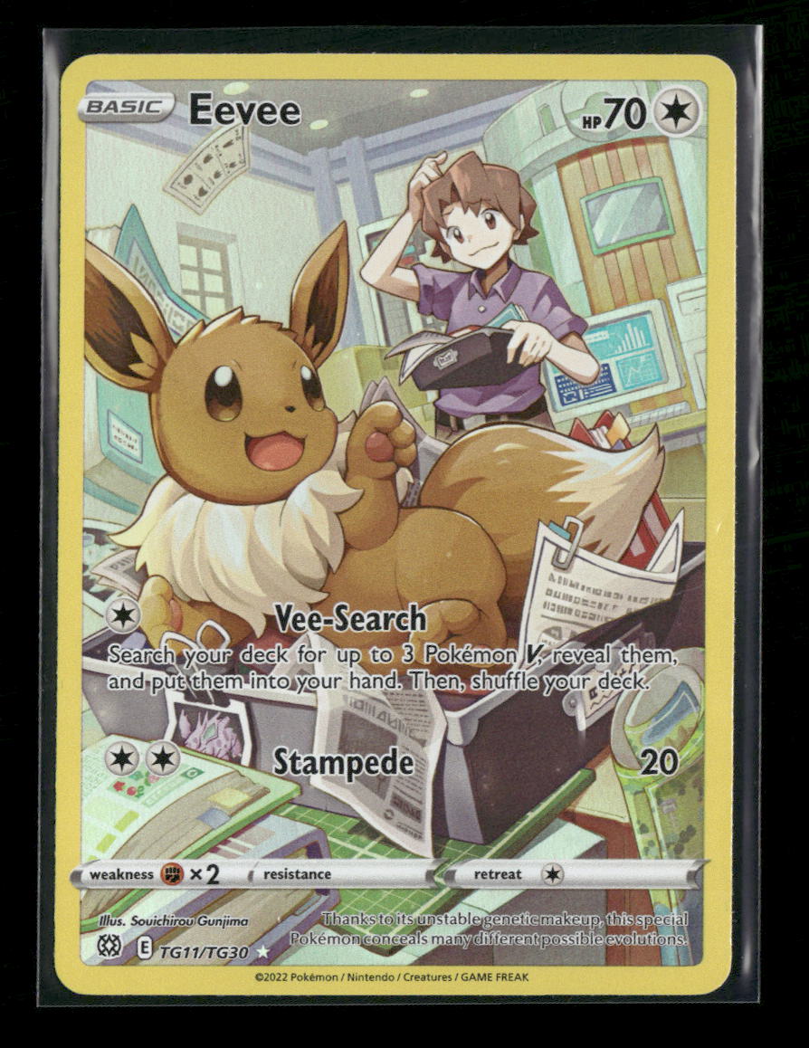 SWSH09: Brilliant Stars Trainer Gallery Eevee #TG11/TG30 - Golden Apple Comics