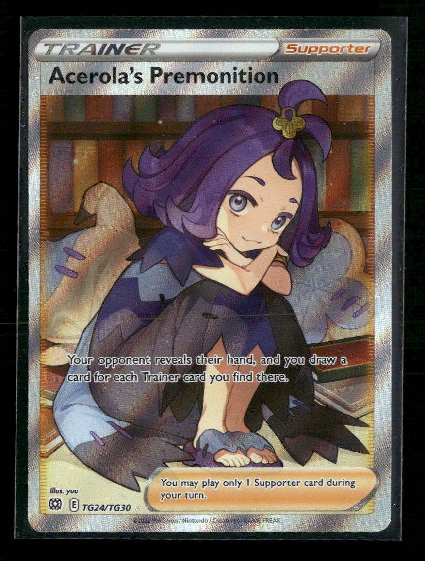 SWSH09: Brilliant Stars Trainer Gallery Acerola's Premonition #TG24/TG30 - Golden Apple Comics