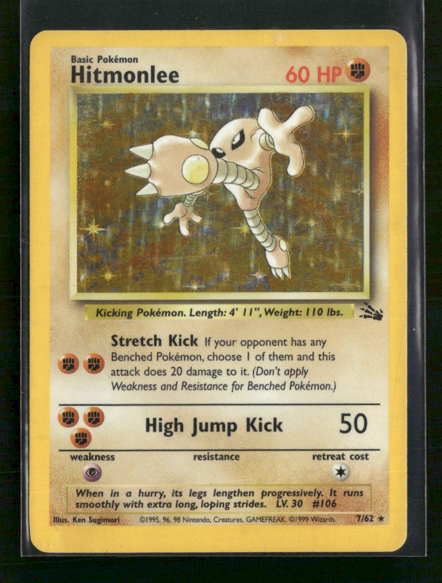 Fossil Hitmonlee (7) #07/62 - Golden Apple Comics