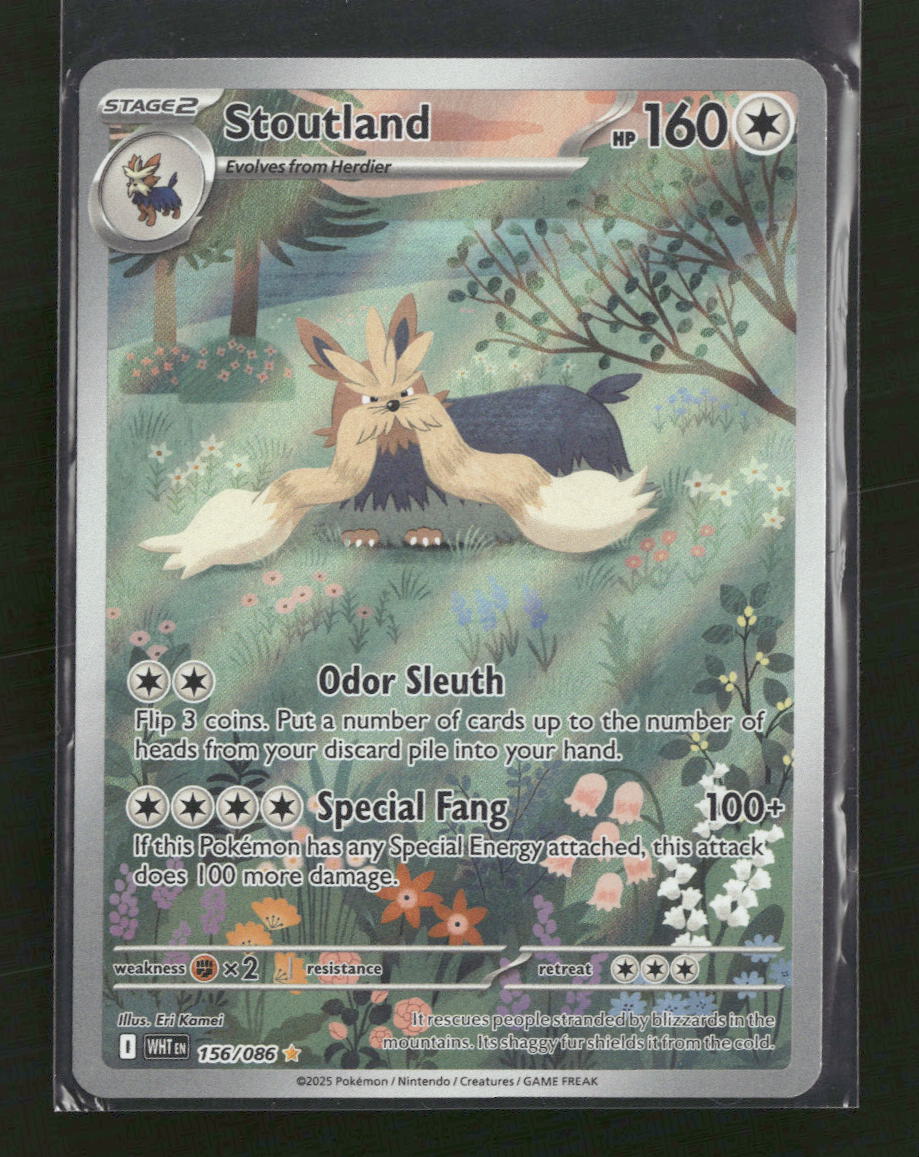 SV: White Flare Stoutland #156/086 - Golden Apple Comics