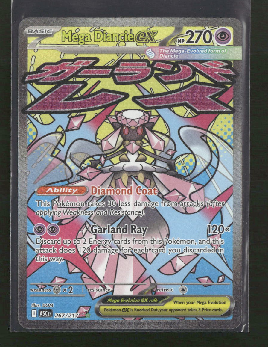 ME: Ascended Heroes Mega Diancie ex #267/217 - Golden Apple Comics