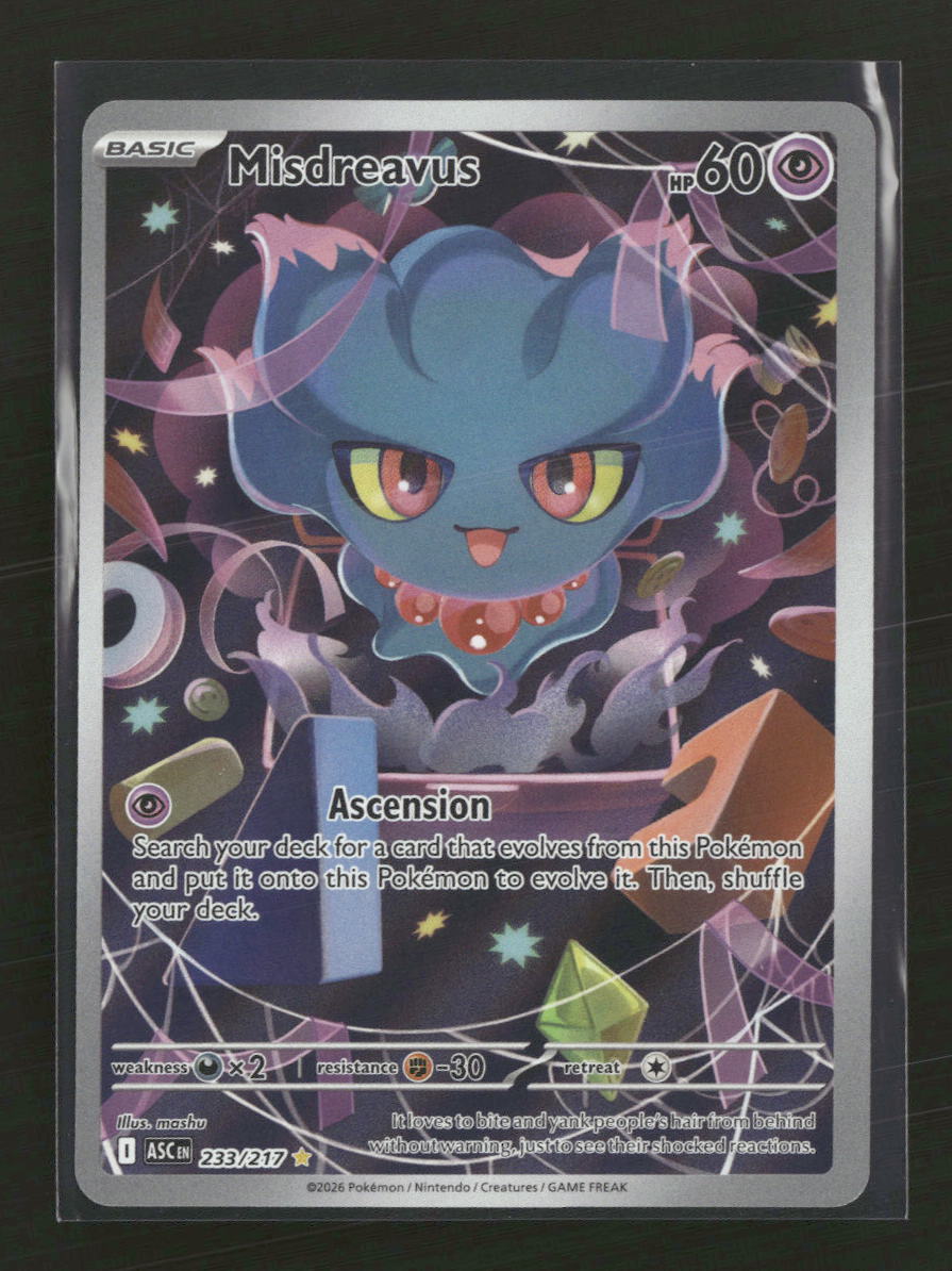 ME: Ascended Heroes Misdreavus #233/217 - Golden Apple Comics
