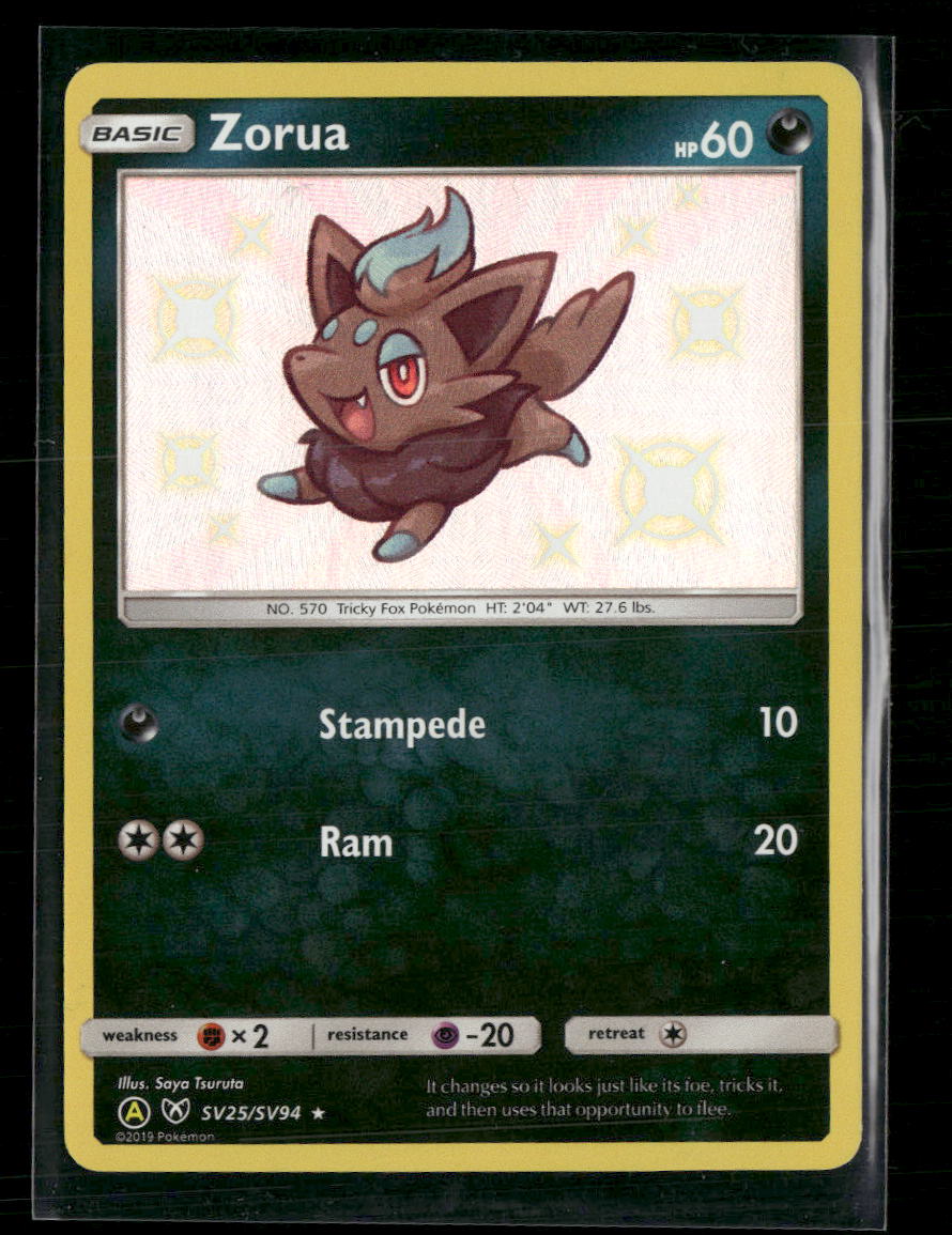 Hidden Fates: Shiny Vault Zorua #SV25/SV94 - Golden Apple Comics