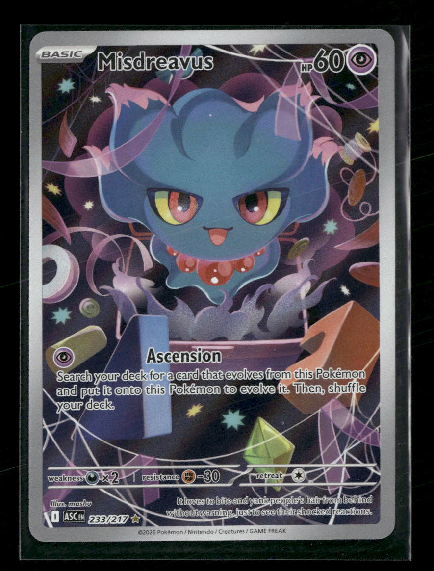 ME: Ascended Heroes Misdreavus #233/217 - Golden Apple Comics