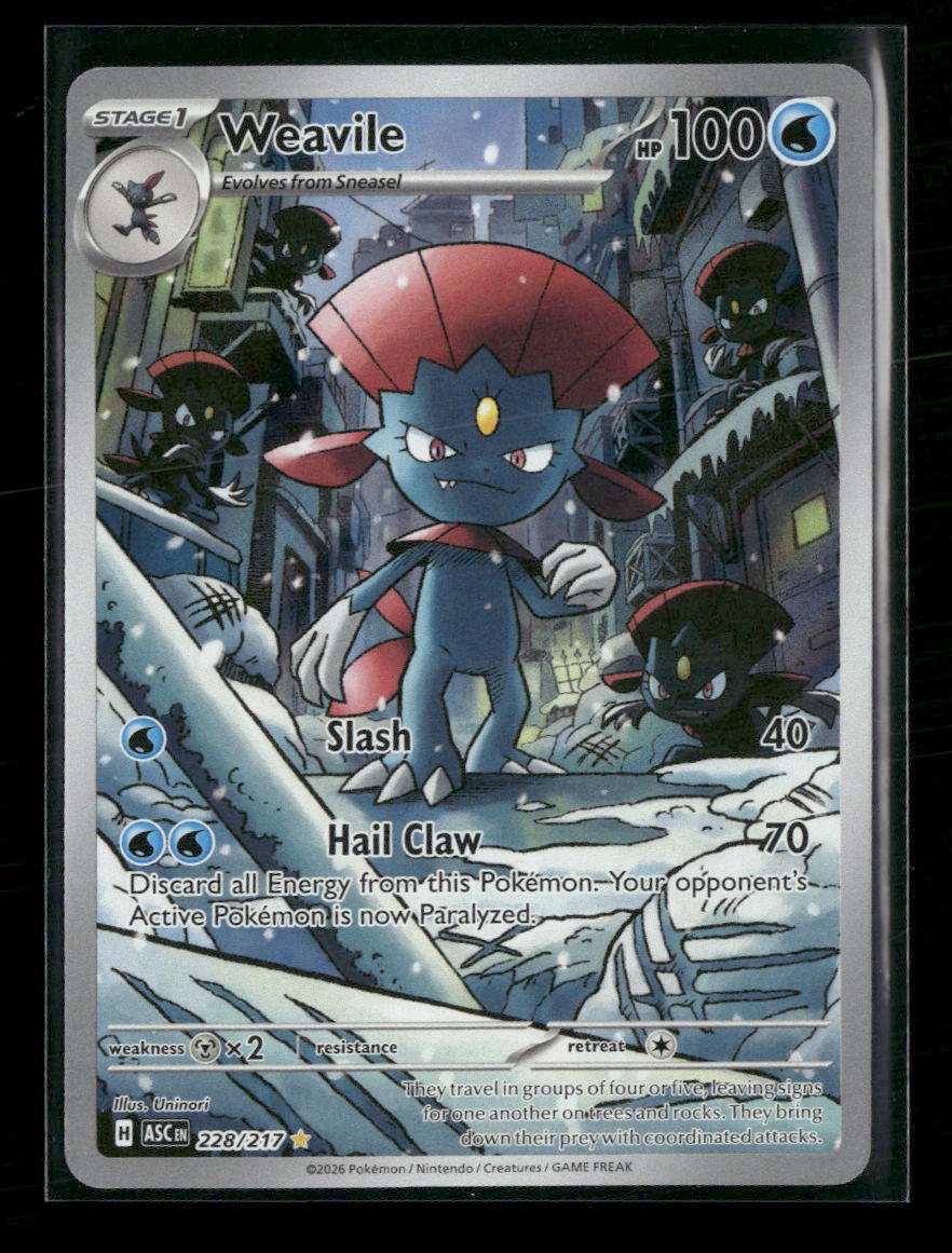ME: Ascended Heroes Weavile #228/217 - Golden Apple Comics