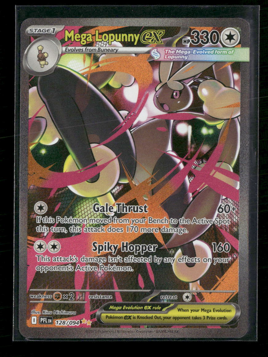 ME02: Phantasmal Flames Mega Lopunny ex #128/094 - Golden Apple Comics