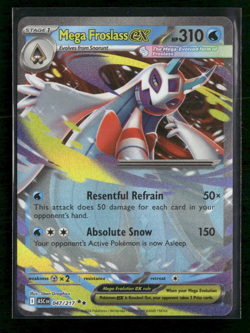 ME: Ascended Heroes Mega Froslass ex #047/217 - Golden Apple Comics