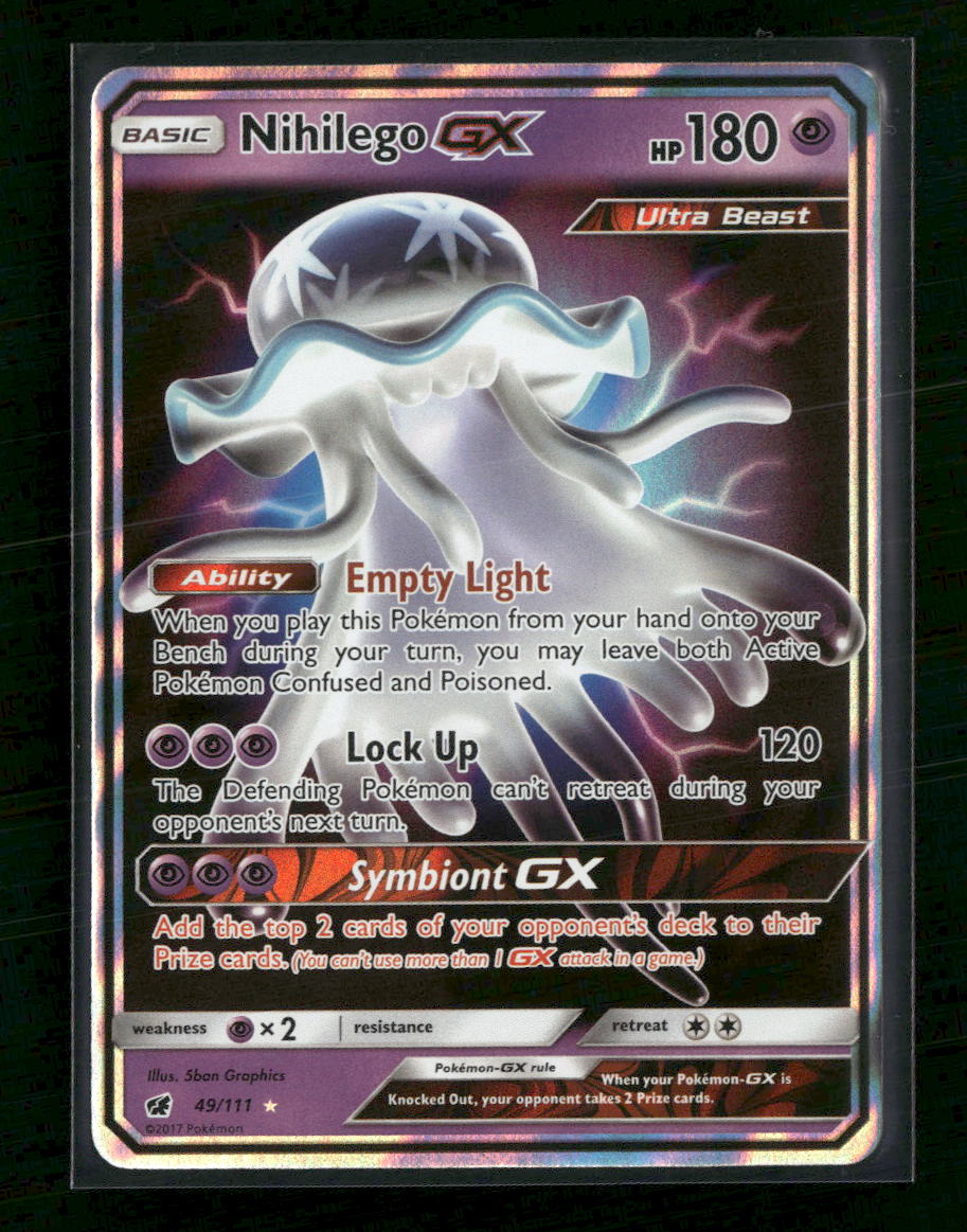 SM - Crimson Invasion Nihilego GX #49/111 - Golden Apple Comics