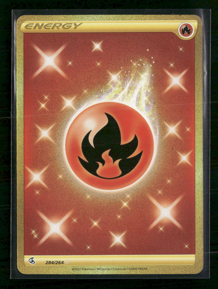 SWSH08: Fusion Strike Fire Energy (Secret) #284/264 - Golden Apple Comics