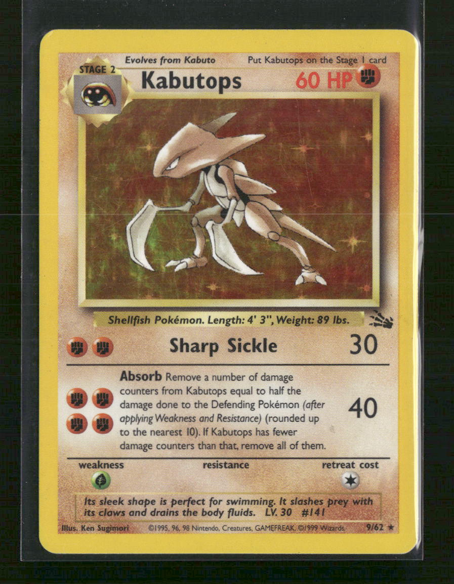 Fossil Kabutops (9) #09/62 - Golden Apple Comics