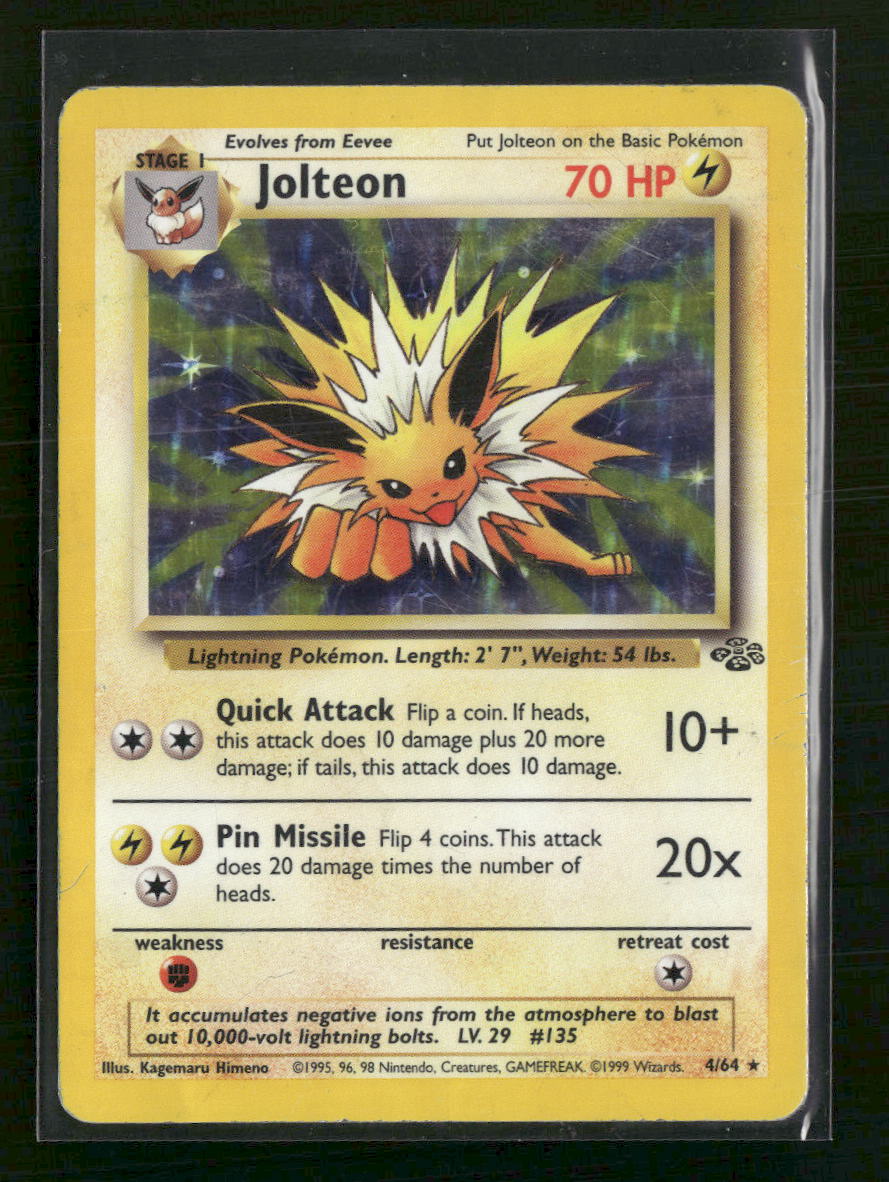 Jungle Jolteon (4) #04/64 Damaged - Golden Apple Comics