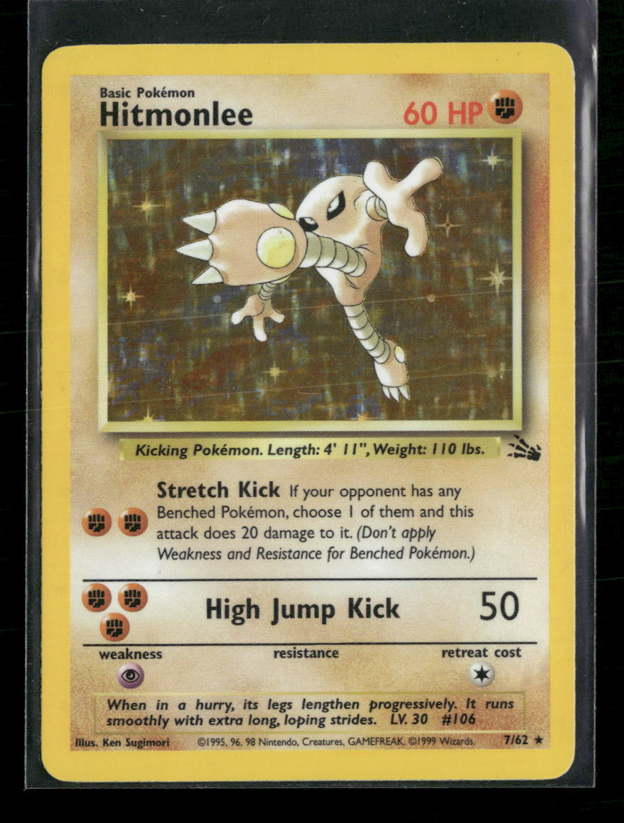 Fossil Hitmonlee (7) #07/62 - Golden Apple Comics