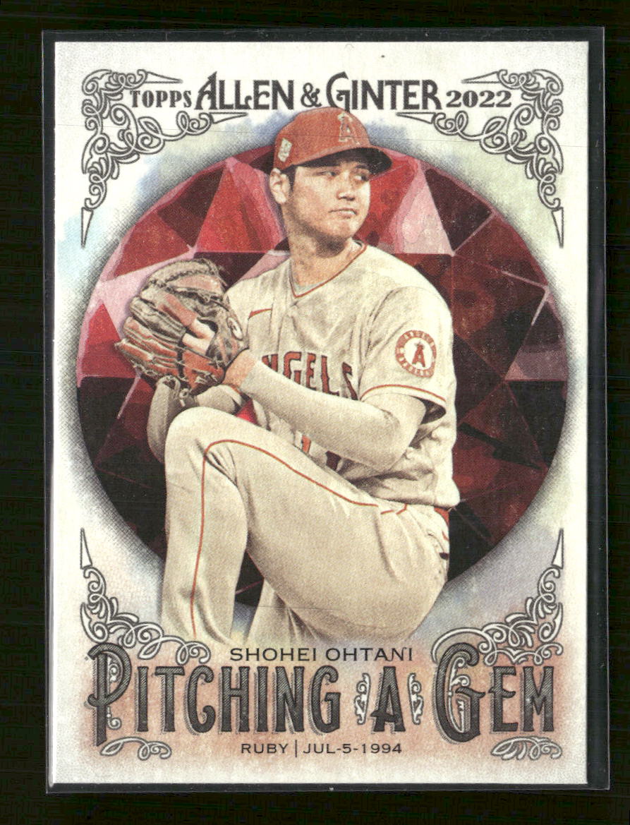2022 Topps Allen & Ginter Pitching a Gem Shohei Ohtani #PAG-9 - Golden Apple Comics