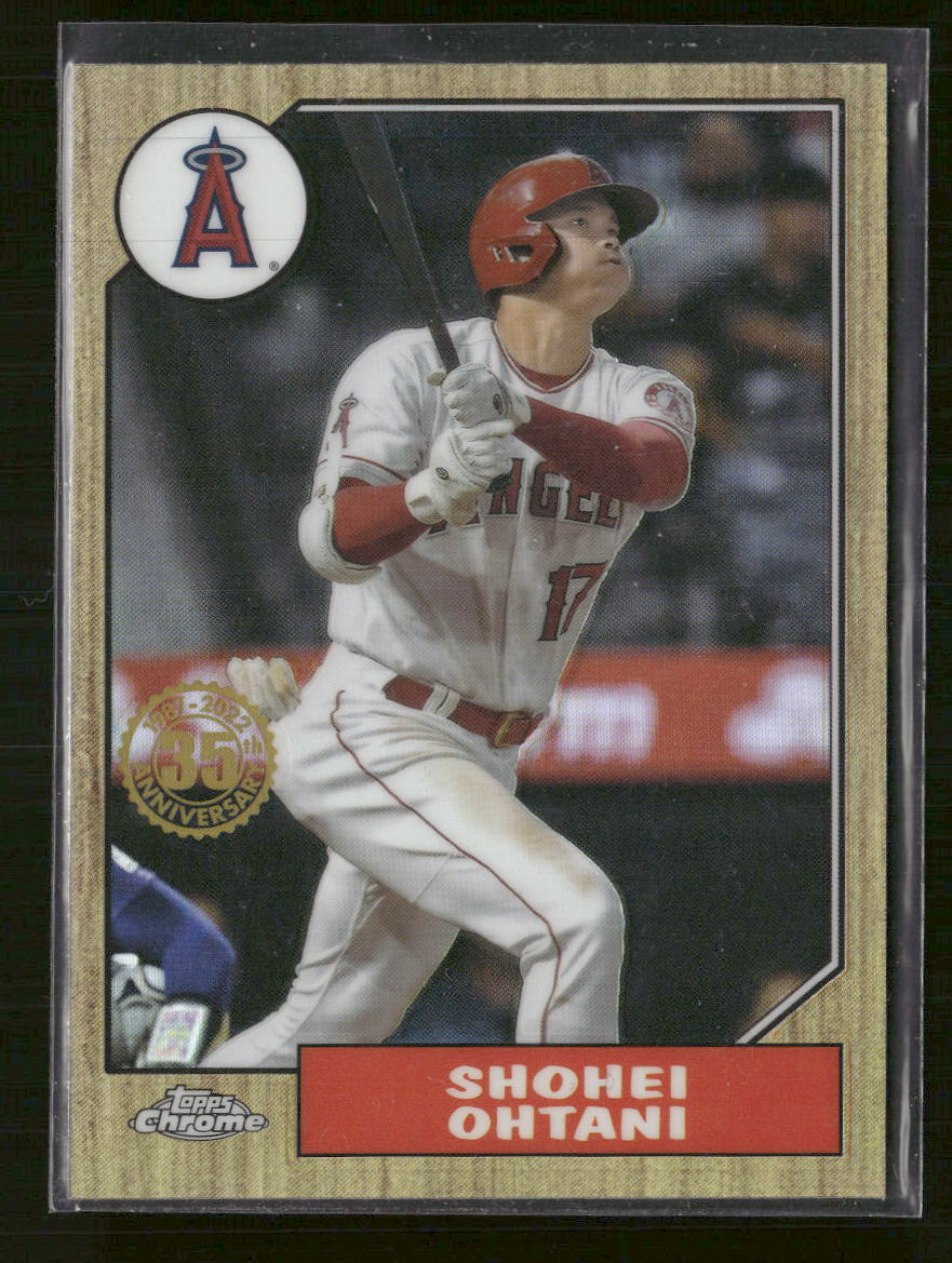 2022 Topps Chrome 1987 Topps Baseball 35th Anniversary Shohei Ohtani #87BC-2 - Golden Apple Comics