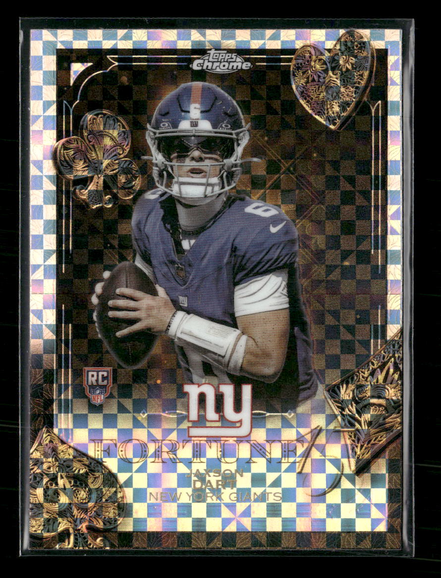 2025 Topps Chrome Fortune 15-Fractor Jaxson Dart #F15-23 - Golden Apple Comics