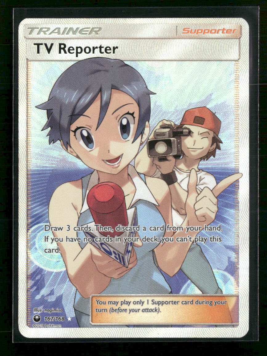 SM - Celestial Storm TV Reporter (Full Art) #167/168 - Golden Apple Comics