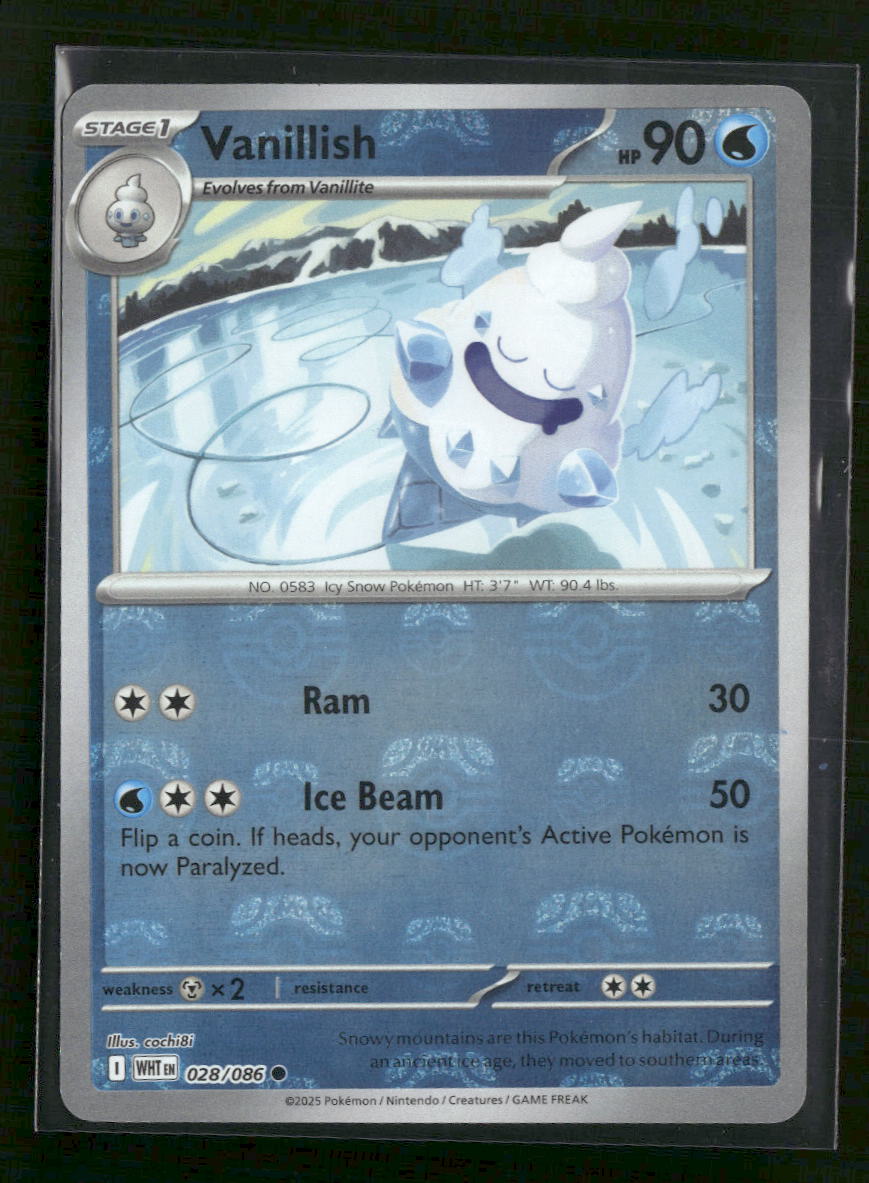 SV: White Flare Vanillish (Master Ball Pattern) #028/086 - Golden Apple Comics