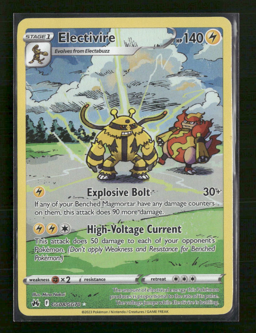 SWSH: Crown Zenith: Galarian Gallery Electivire #GG08/GG70 - Golden Apple Comics